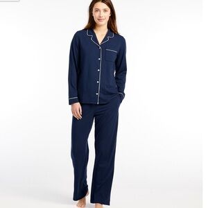 L.L. Bean Women's Midnight Blue Pajama Set